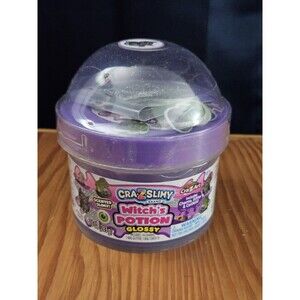 Cra-Z-Slimy Slime Dome Purple Witch's Potion Glossy Slimes & Putties 10 oz